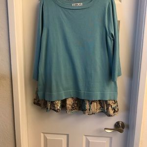 Coldwater Creek top & skirt - woman’s size L.